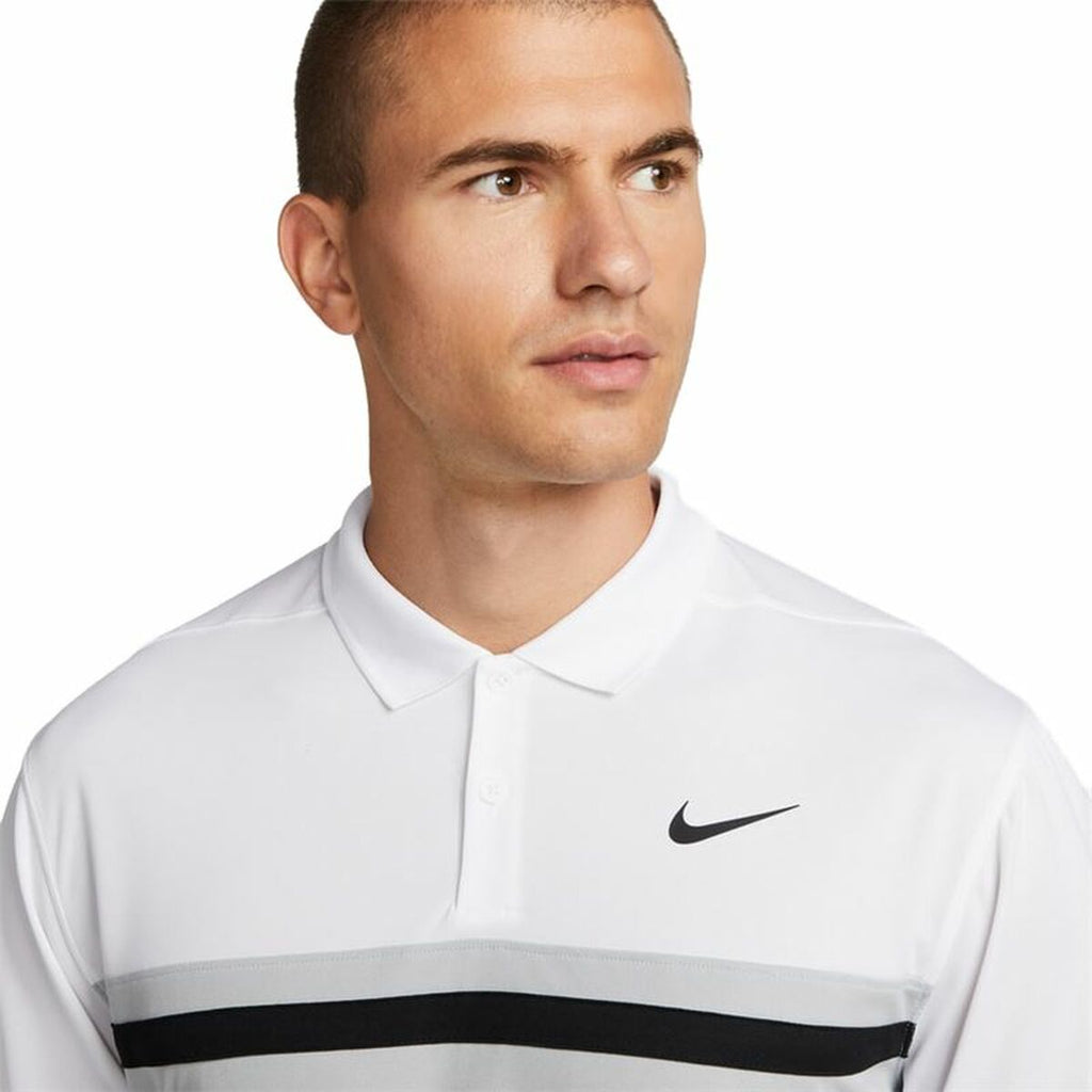 Nike Short Sleeve Dri-FIT Victory Men's Polo Shirt - White - product view 4