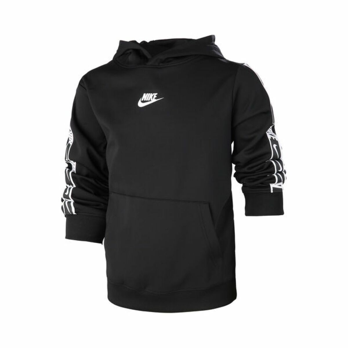 Nike Repeat PK PO DQ5101 010 Kids' Hoodie - Black