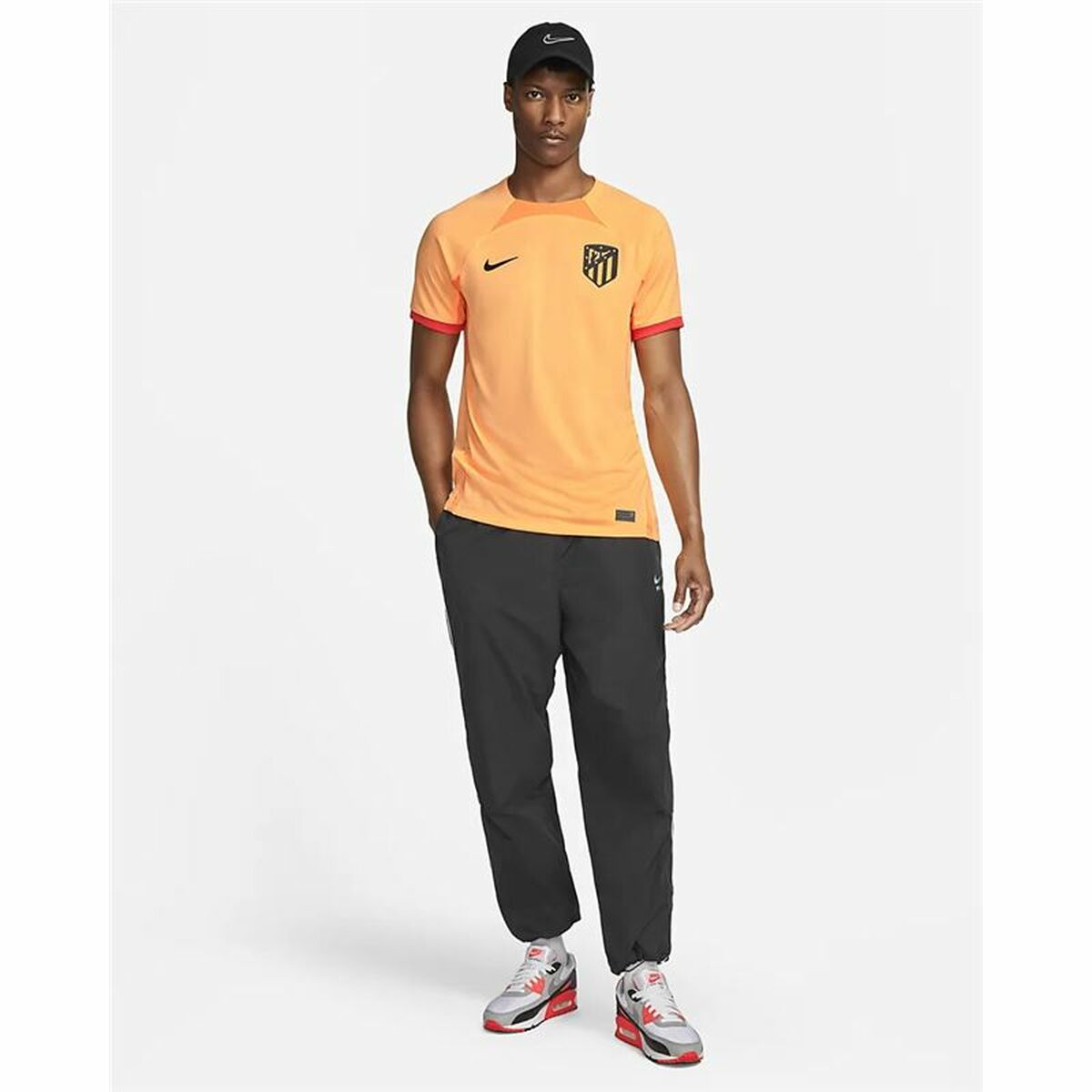 Nike Short-sleeved Football Shirt Atlético Madrid Men's Shirt - Orange - S6477197 - product view 6