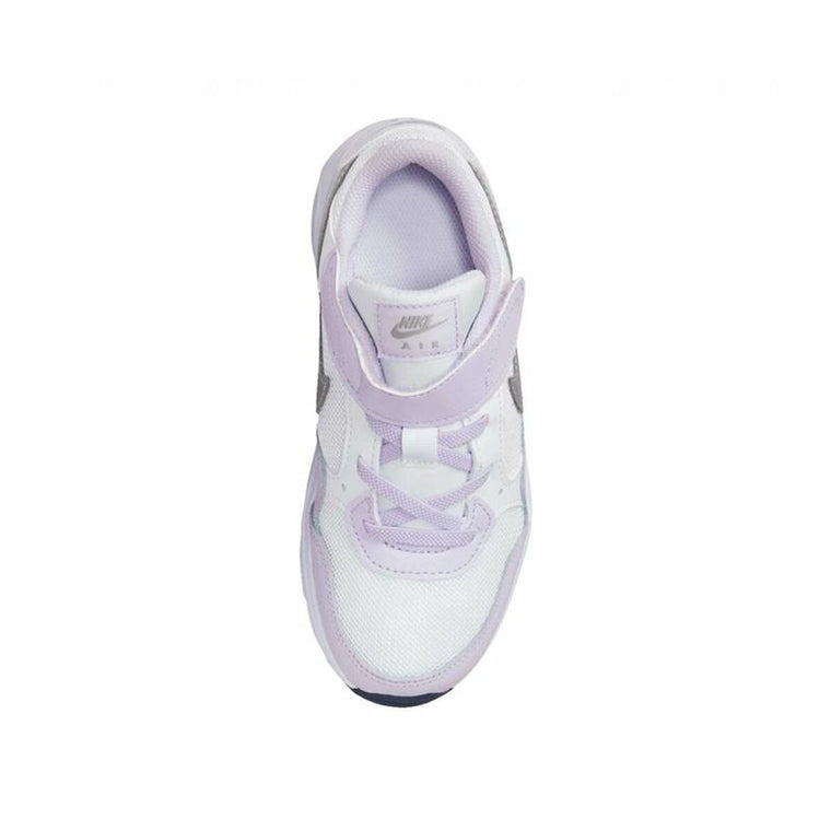 Nike Air Max SC Girls' Running Shoes - White, Lilac