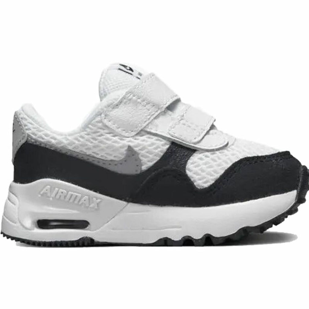 Nike Air Max Systm Black Kids' Trainers - White