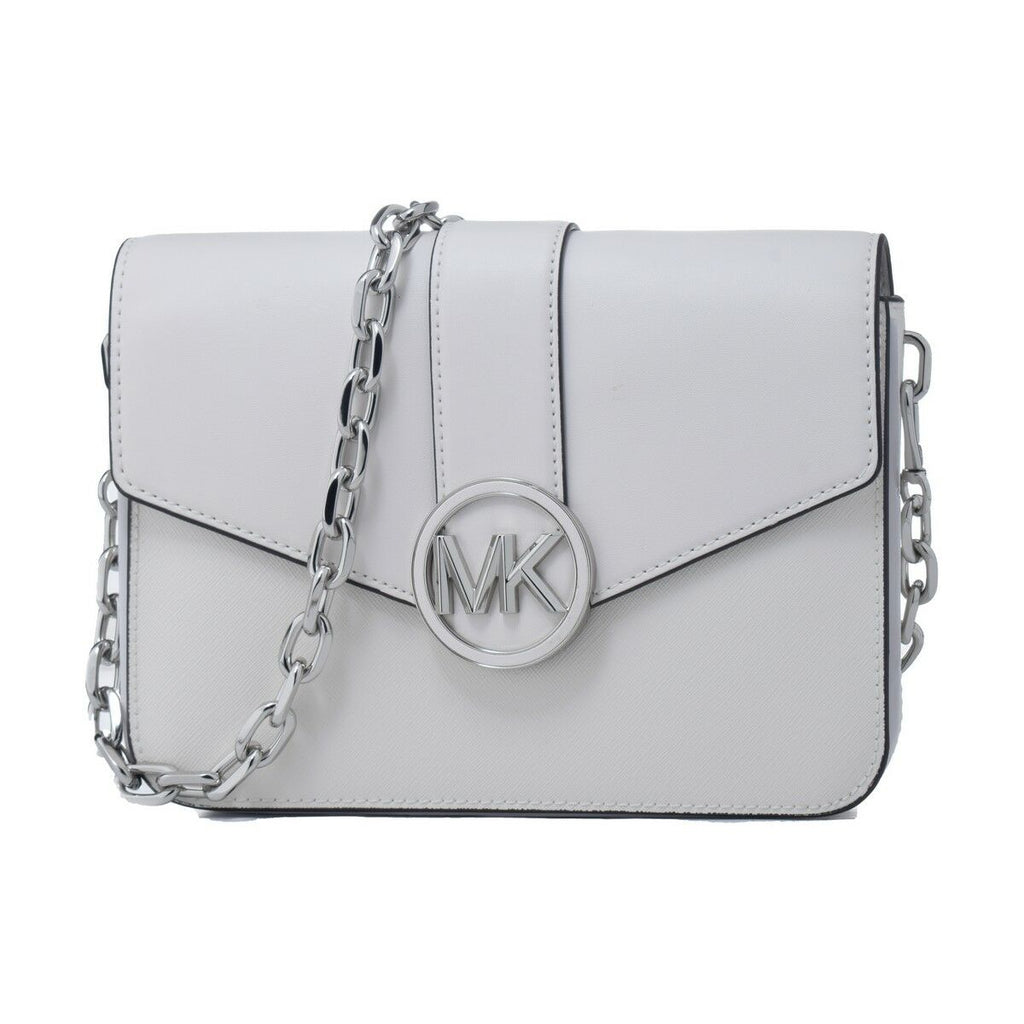 Michael Kors 35T2SNML2L-OPTIC Handbag - White