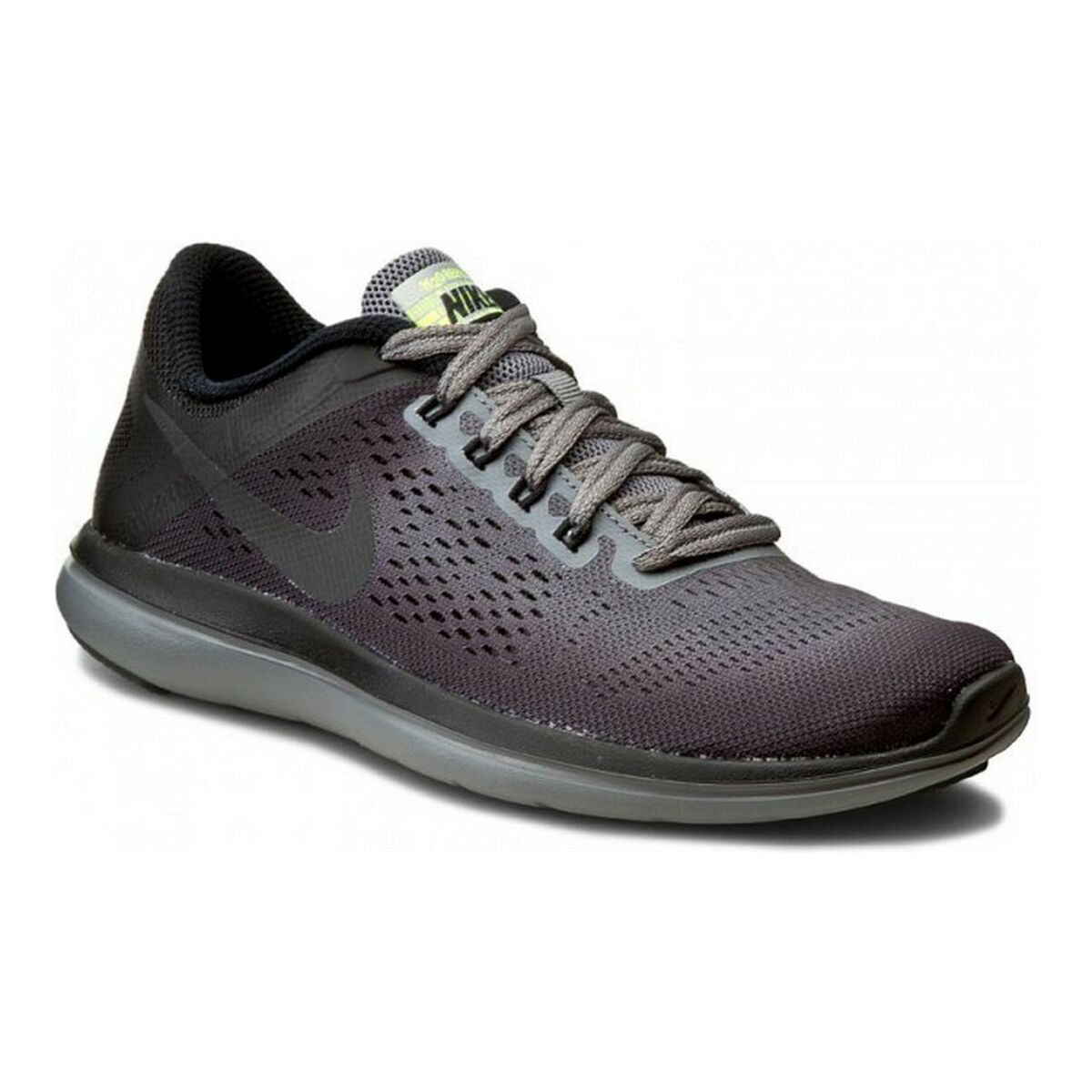 Nike FLEX 2016 RN Shield 852447 001 Grey Women's Trainers - Black