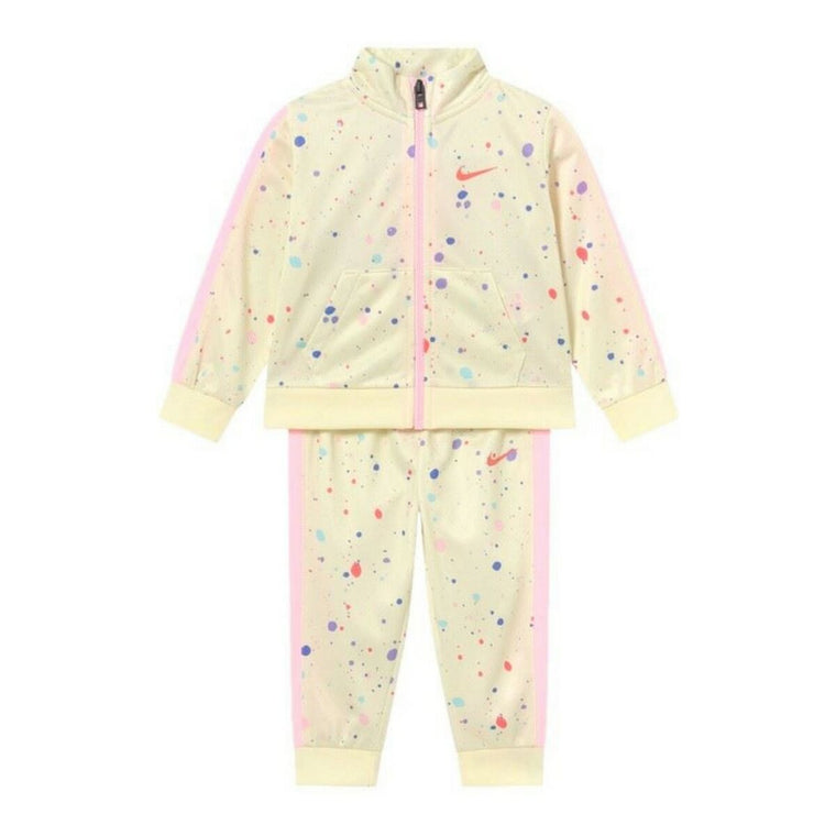 Nike Tricot Kids' Tracksuit - Beige