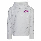 Nike Printed Fleeced Kids' Sweatshirt - White - product view 14