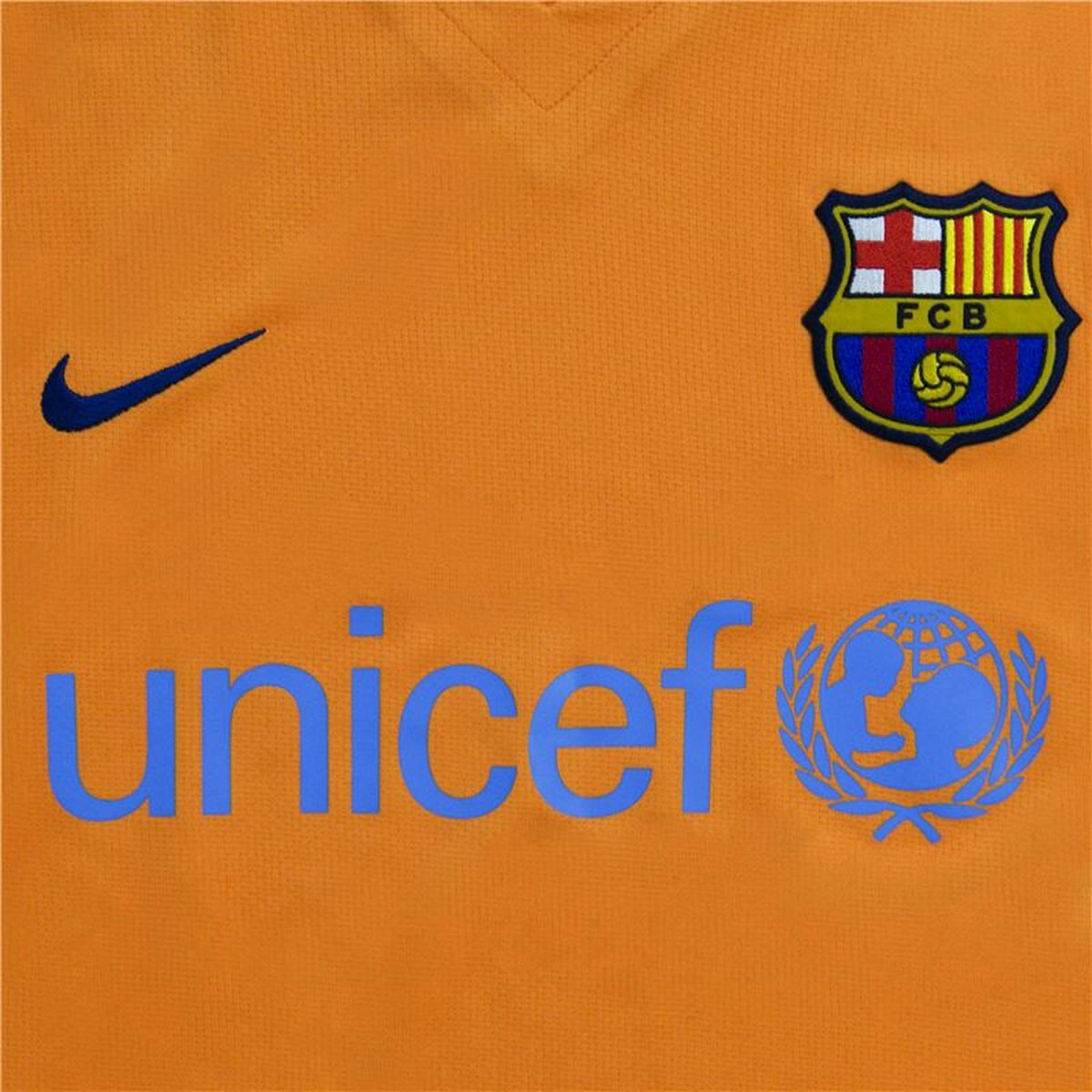Nike Football Futbol Club Barcelona 07-08 Away (third Kit Men's T-Shirt - Orange - product view 11
