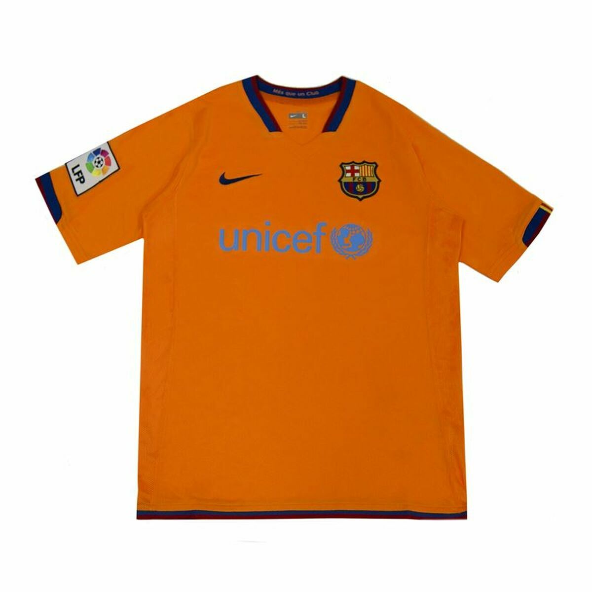 Nike Football Futbol Club Barcelona 07-08 Away (third Kit Kids' T-Shirt - Orange - product view 2