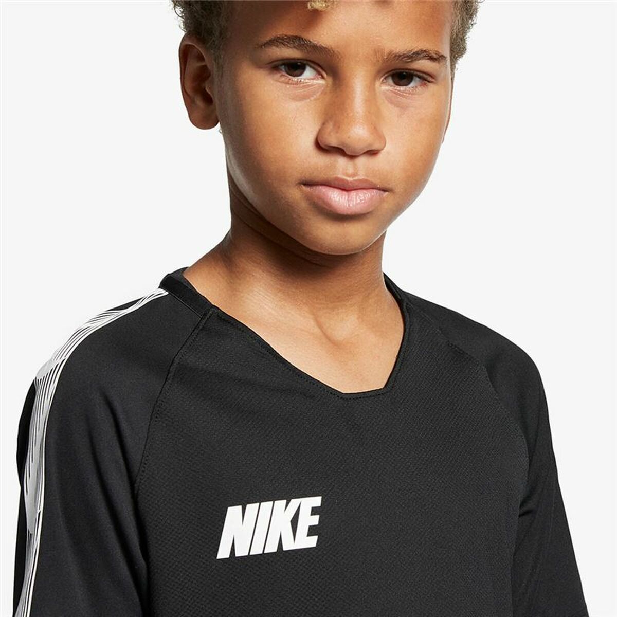 Nike Breathe Dri-FIT Squad Kids' T-Shirt - Black - product view 14