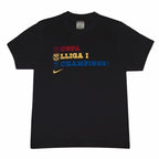 Nike Short-sleeved Football Shirt Barça Triplete Men's Shirt - Black