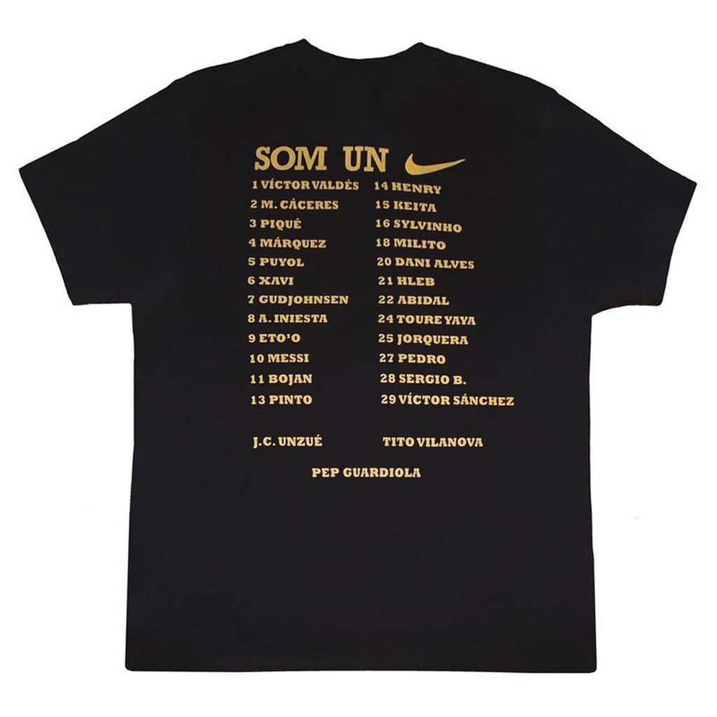 Nike Short-sleeved Football Shirt Barça Triplete Men's Shirt - Black - product view 5