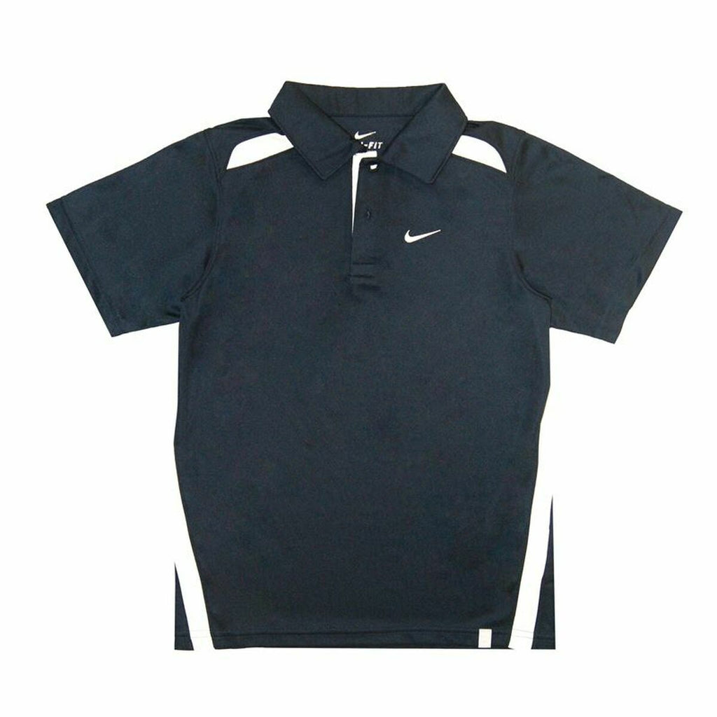 Nike Short Sleeve Dri-FIT Club Kids' Polo Shirt - Dark blue - product view 4