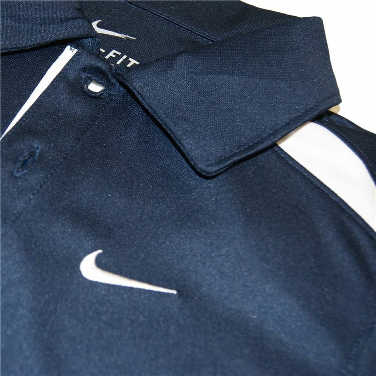 Nike Short Sleeve Dri-FIT Club Kids' Polo Shirt - Dark blue - product view 13