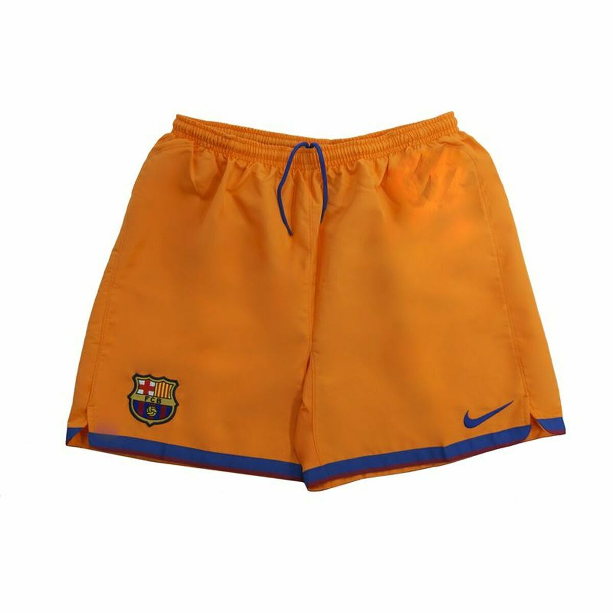Nike FC Barcelona Third Kit 07/08 Football Kids' Shorts - Orange - product view 3