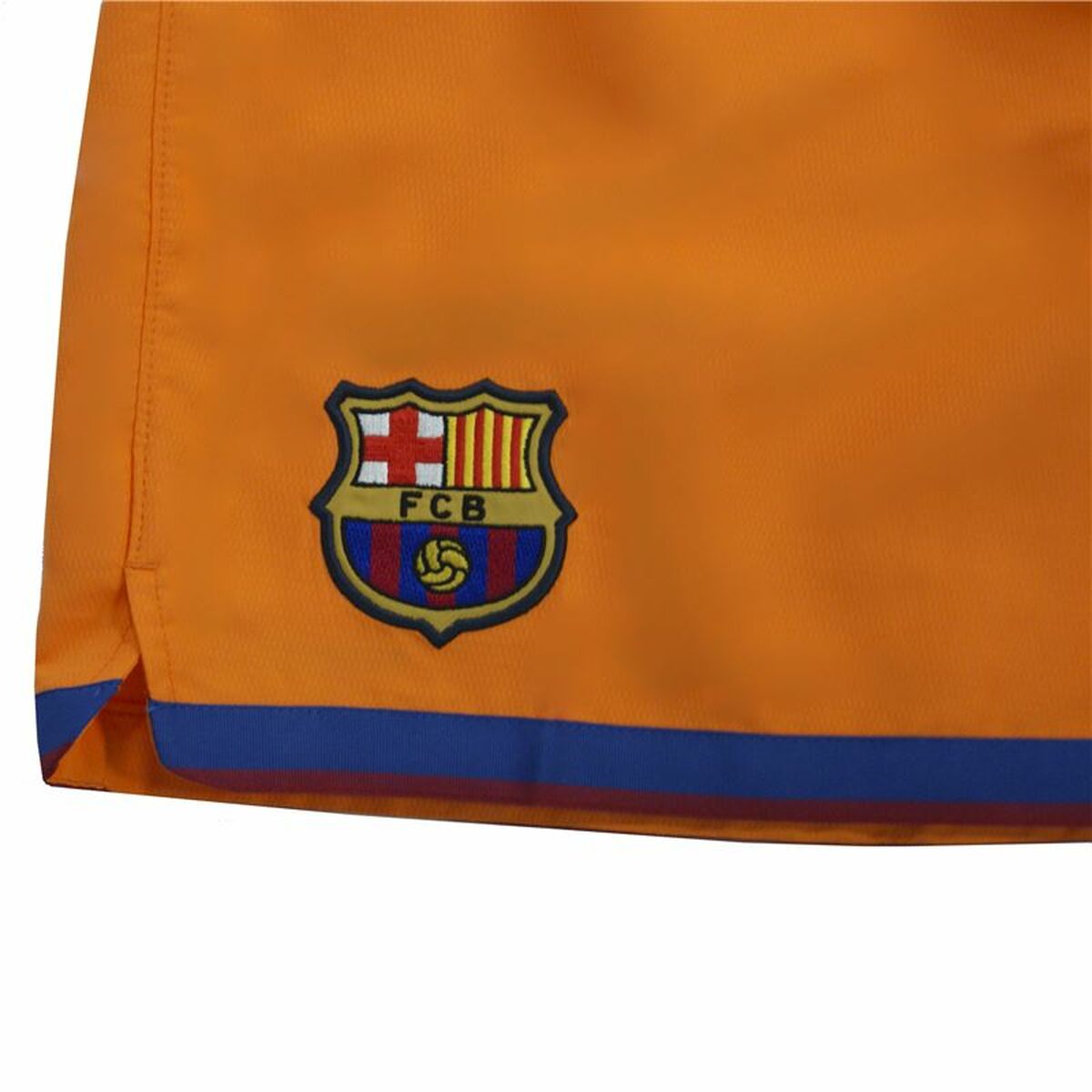 Nike FC Barcelona Third Kit 07/08 Football Kids' Shorts - Orange - product view 24