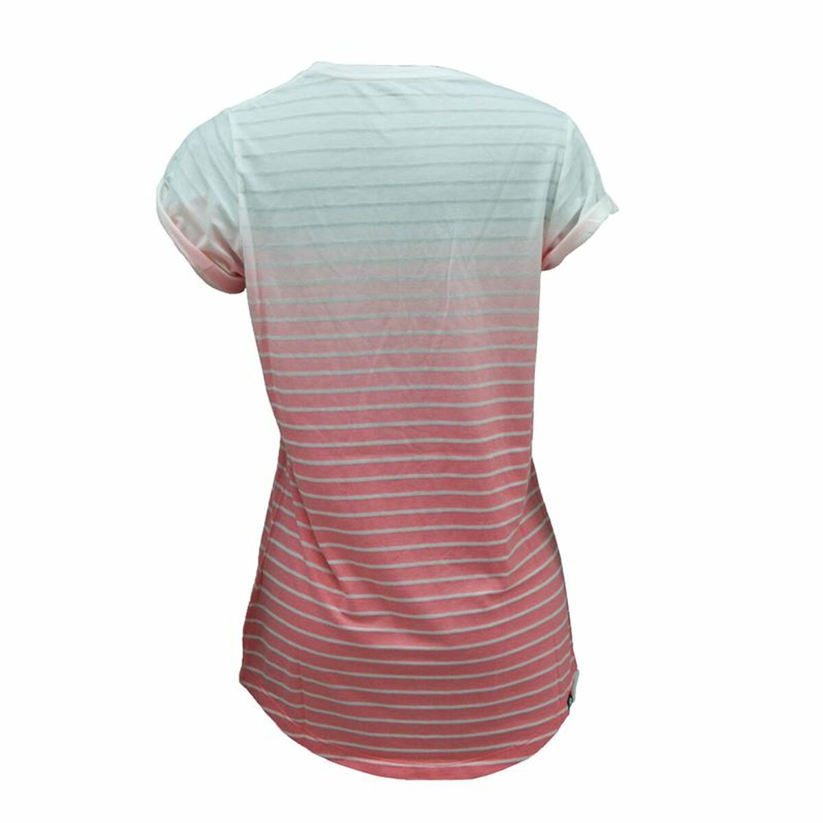 Nike SS Dip Dye Burnout White Women's T-Shirt - Red - product view 9