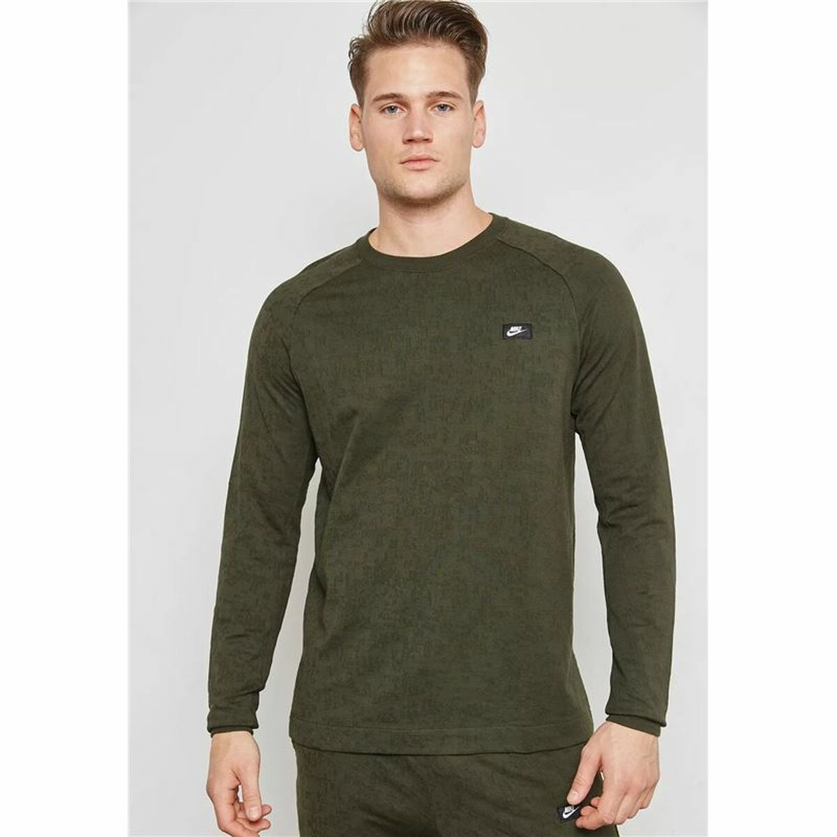 Nike Without Hood Modern Men's Sweatshirt - Green - product view 15