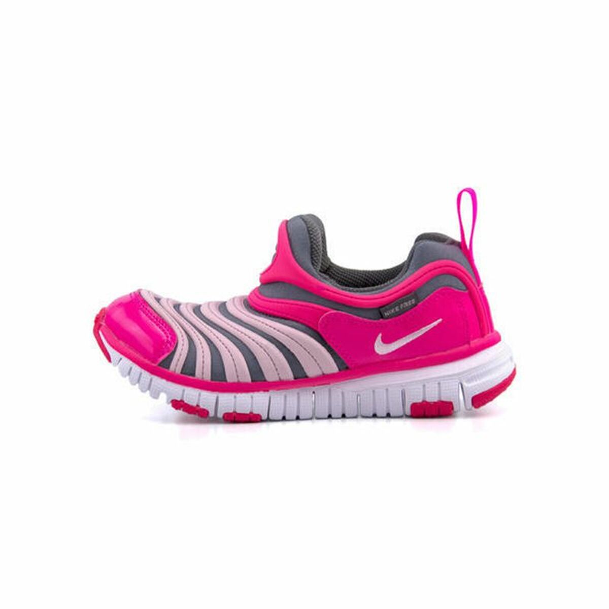 Nike Dynamo Free Kids' Trainers - Fuchsia - product view 3