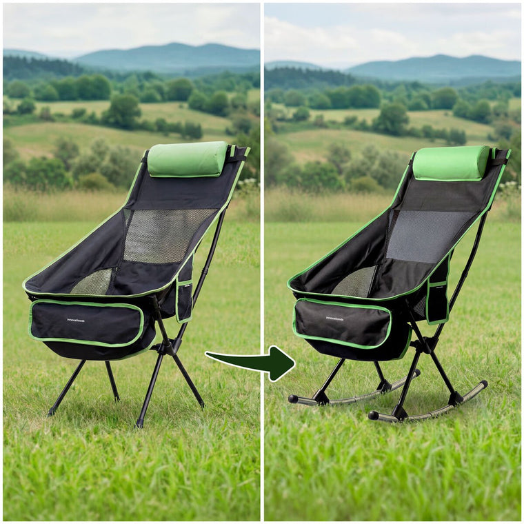 2-in-1 Klappbar Camping Rocking Stuhl mit Pocket, Kissen & Carry Tasche Trillow InnovaGoods - BYAG.Sport & Outdoor > Camping & WandernInnovaGoodsBYAG.V010404984355278281412-in-1 Klappbar Camping Rocking Stuhl mit Pocket, Kissen & Carry Tasche Trillow InnovaGoods