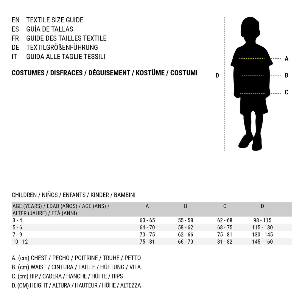 Kostüm für Kinder 7-9 Years – Produktansicht 7