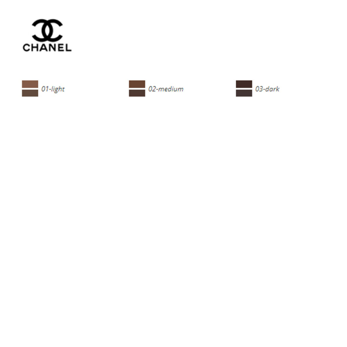 Eyebrow Make-up La Palette Sourcils Chanel
