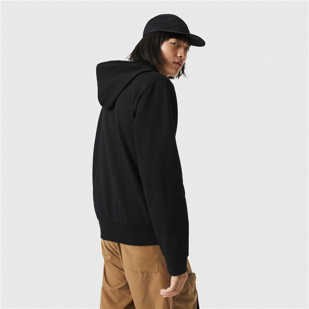 Lacoste Men's Hoodie - Black - S6456536 - product view 12