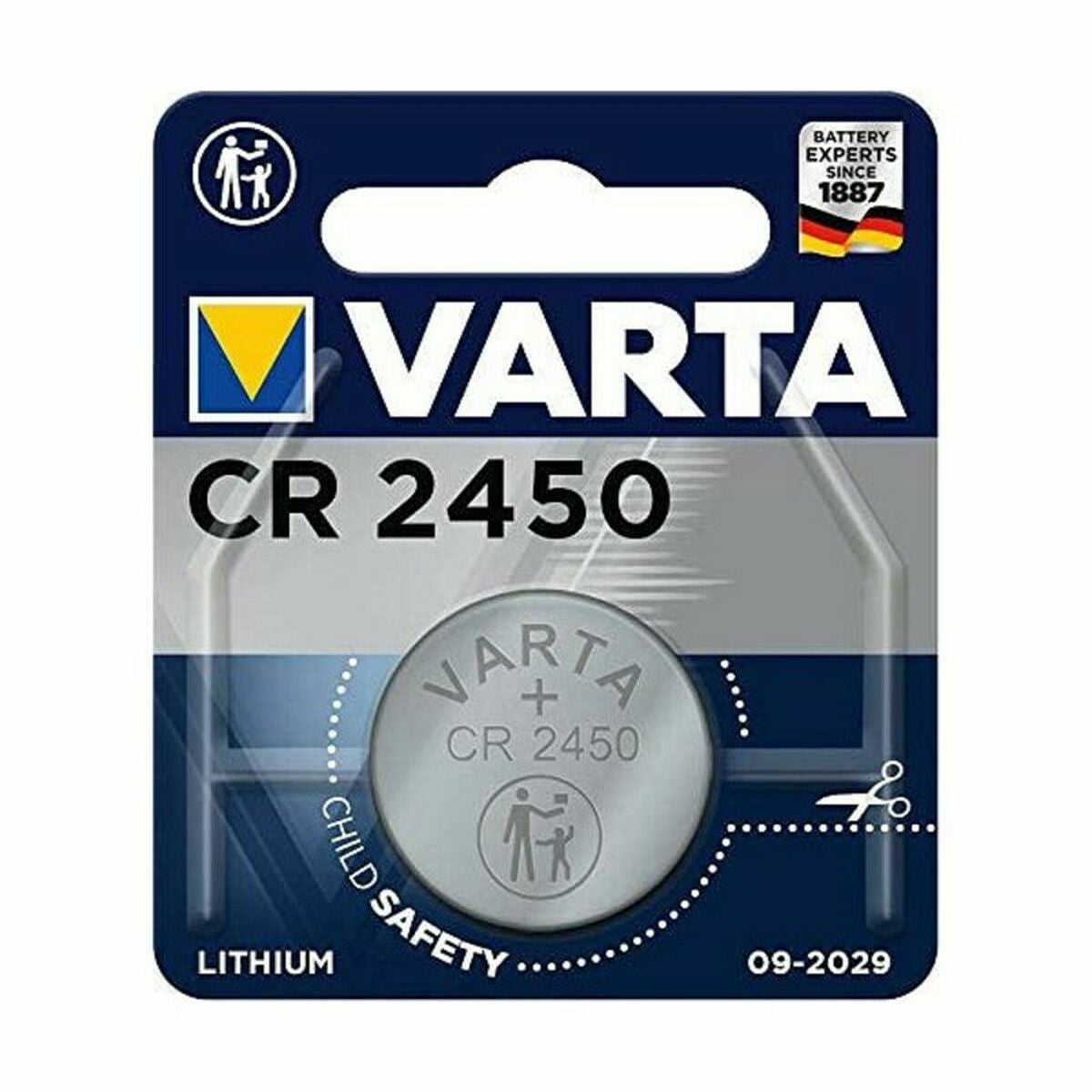 Varta Lithium Button Cell Battery CR2450 3 V CR2450 560 mAh 1.55 V – Ansicht 2