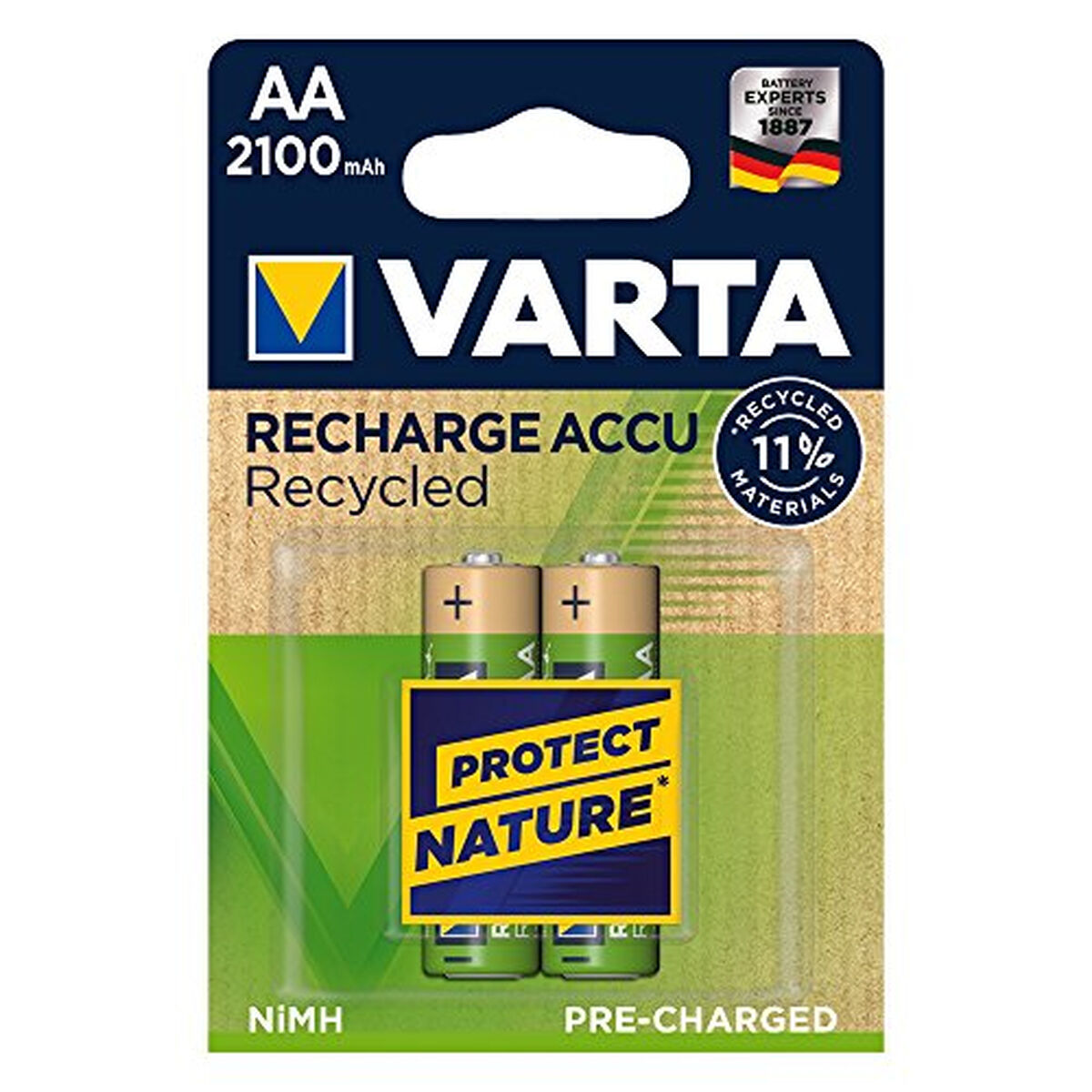 Wiederaufladbar Batteries Varta 56816 2100 mAh 1 V AA – Produktbild 1