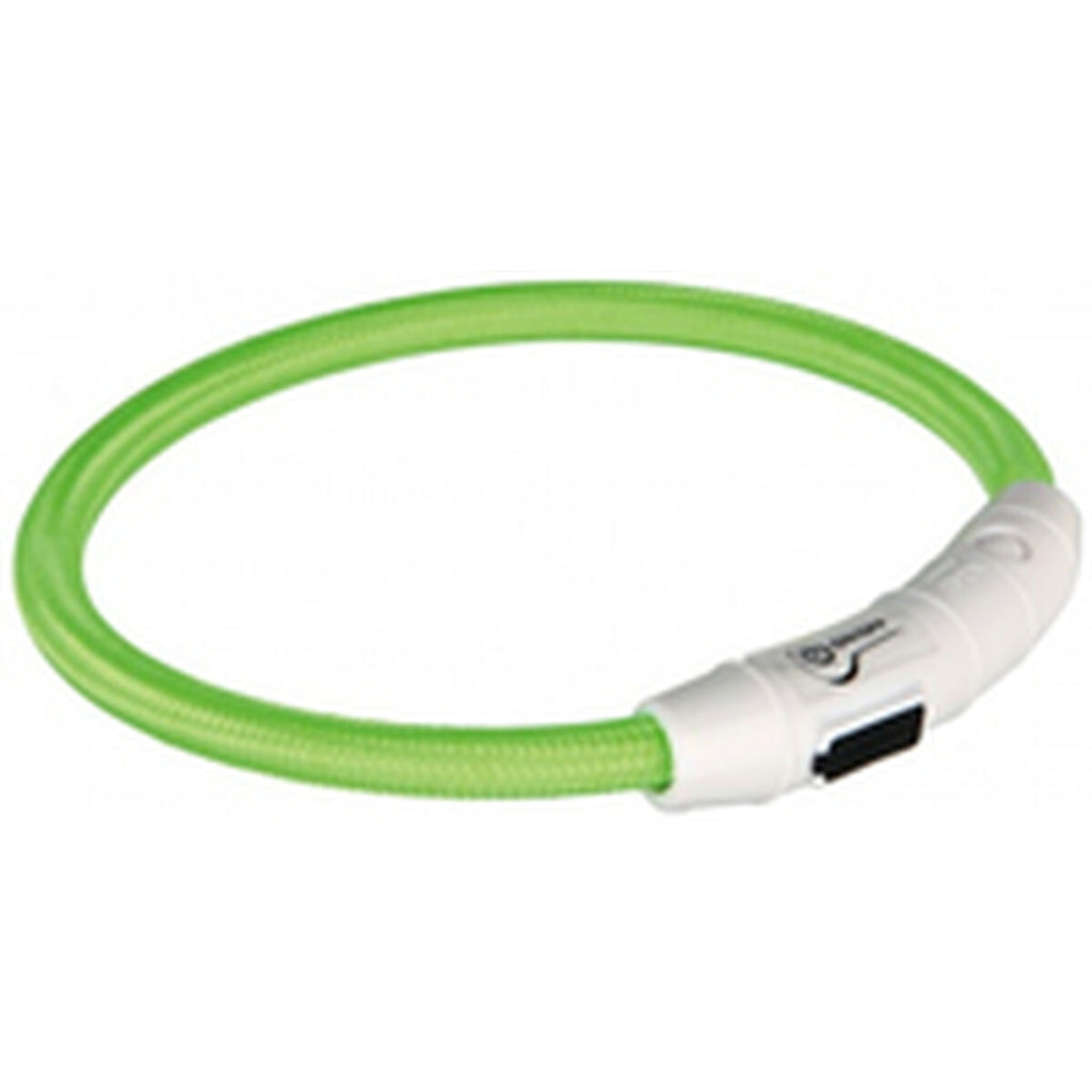 Trixie LED-Halsband für Haustiere Flash USB Grün – Produktansicht 4