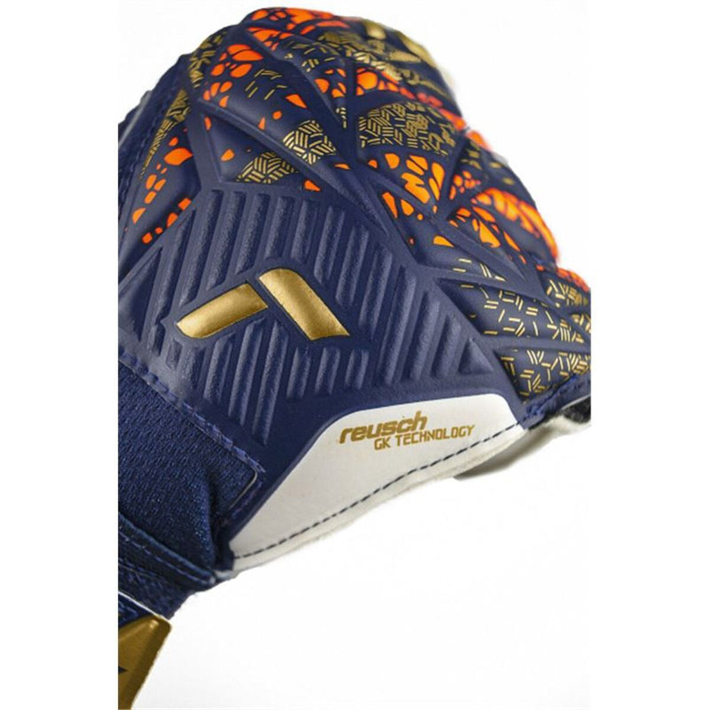 Reusch Goalkeeper Gloves Attrakt Grip Dunkelblau Erwachsene – Produktansicht 5