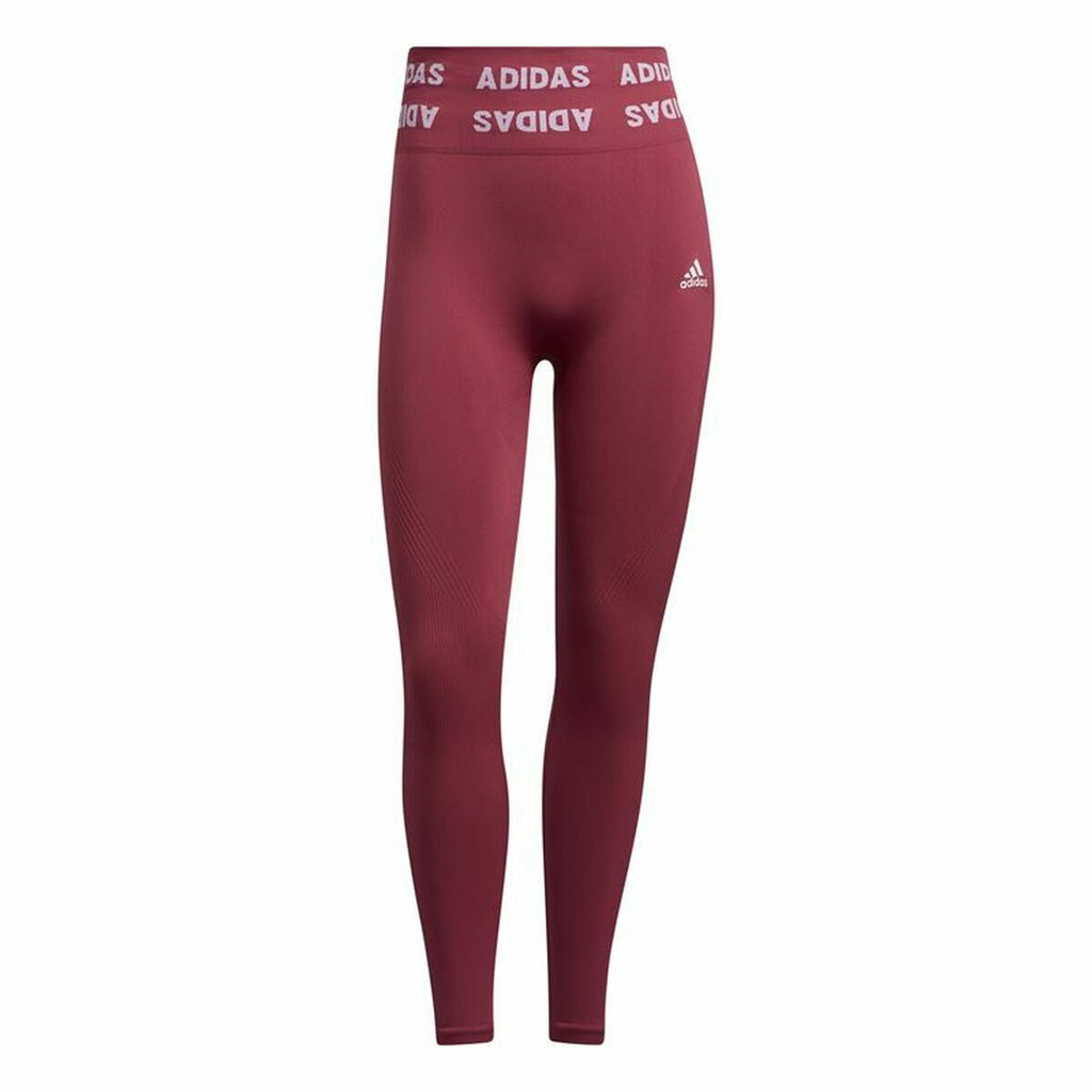 Adidas Aeroknit High-rise Women's Leggings - Red - product view 6