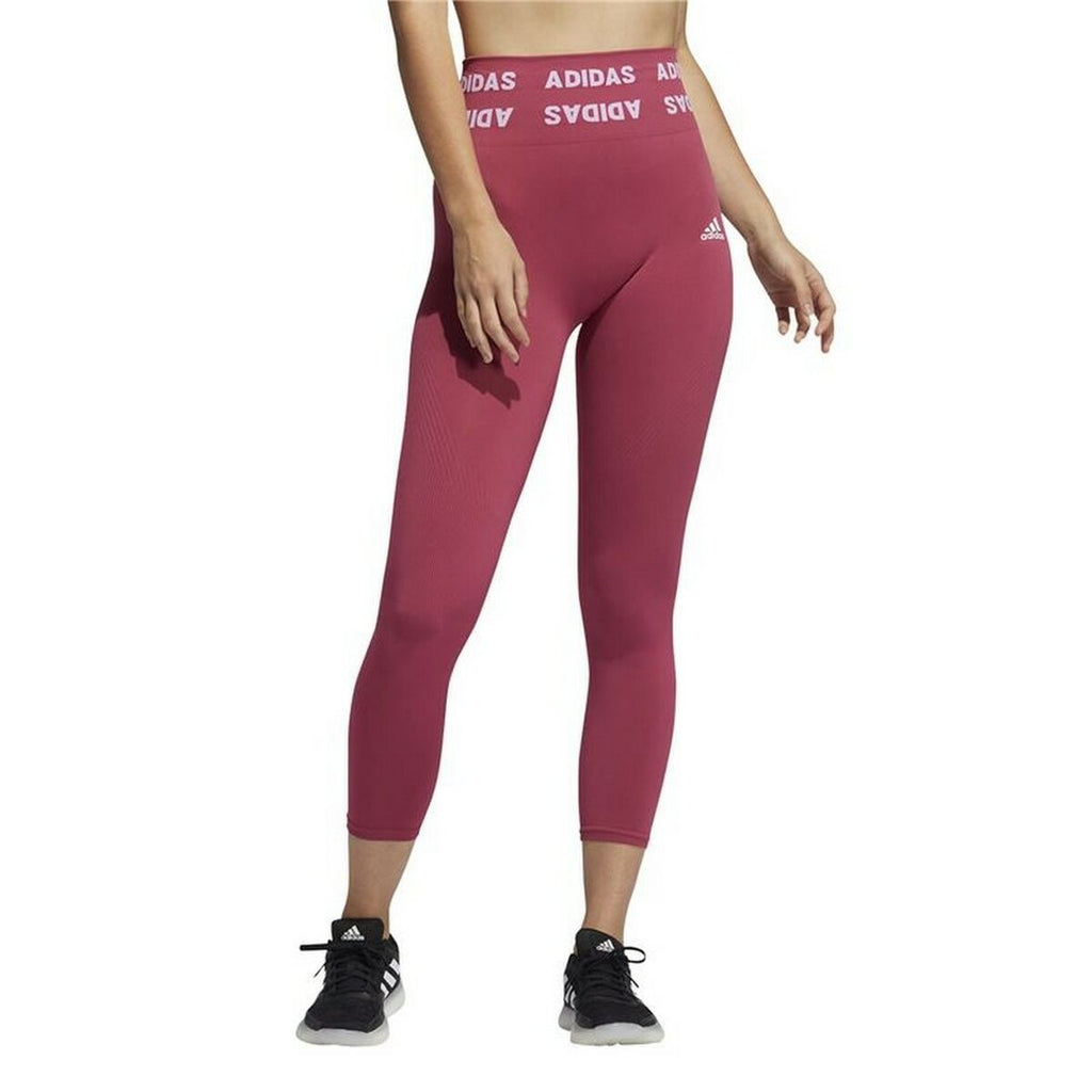 Adidas Aeroknit High-rise Women's Leggings - Red - product view 22