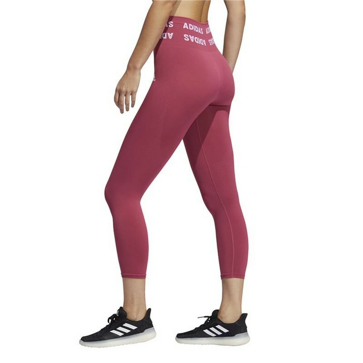 Adidas Aeroknit High-rise Women's Leggings - Red - product view 18