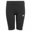 Adidas Essentials 3 Stripes Kids' Leggings - Black