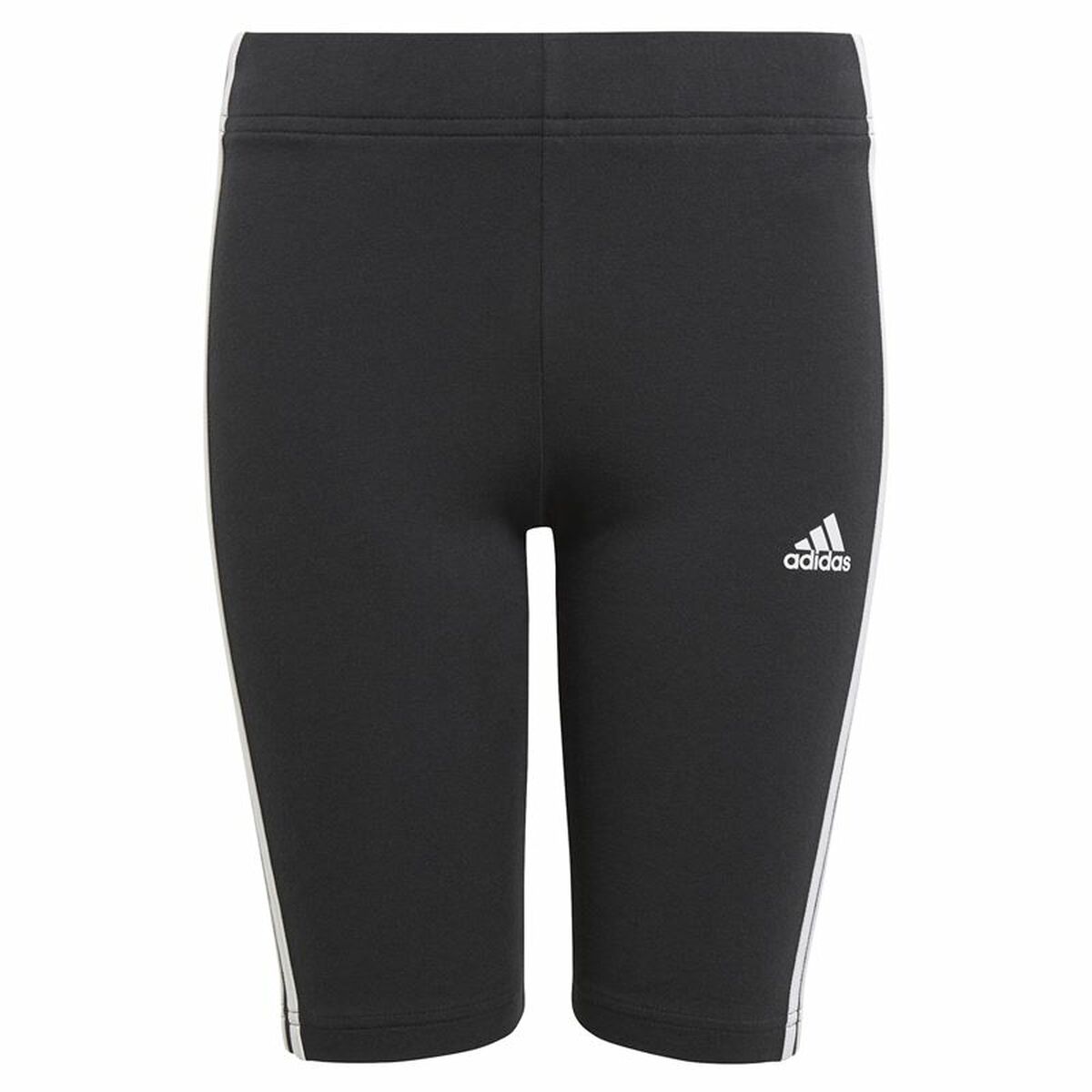 Adidas Essentials 3 Stripes Kids' Leggings - Black