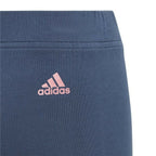 Adidas Essentials Blue Women's Leggings - Steel Blue - product view 9