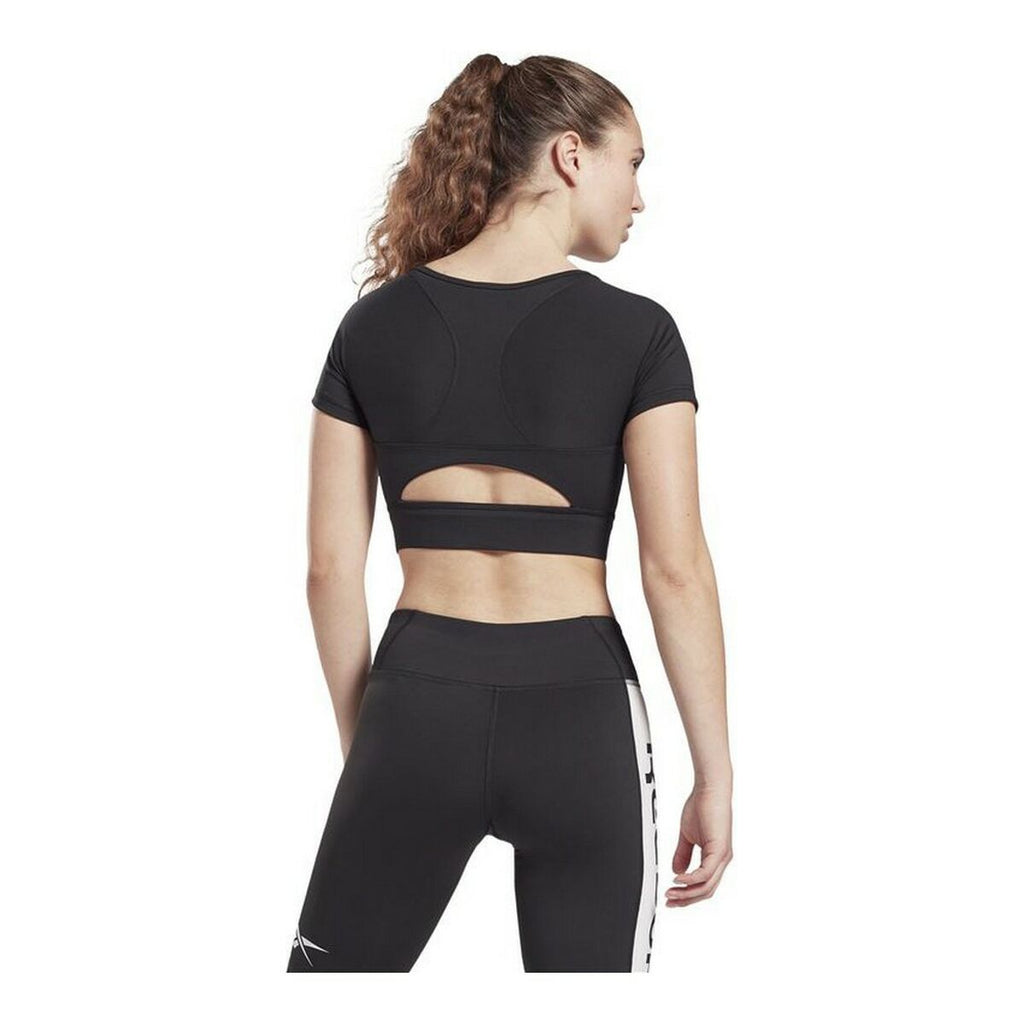 Women’s Short Sleeve T-Shirt Reebok Training MYT Black