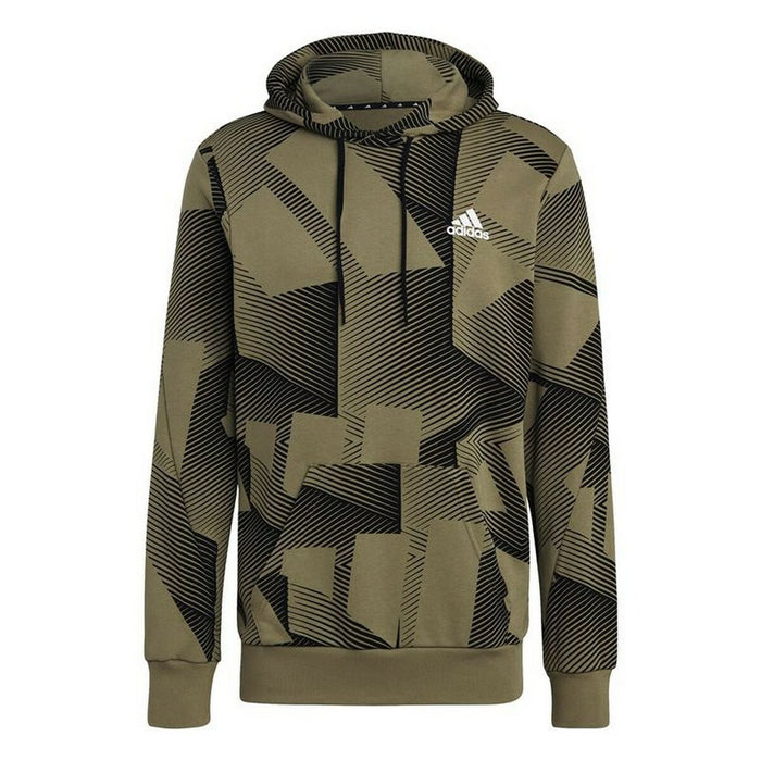 Adidas Graphic Men's Hoodie - Khaki