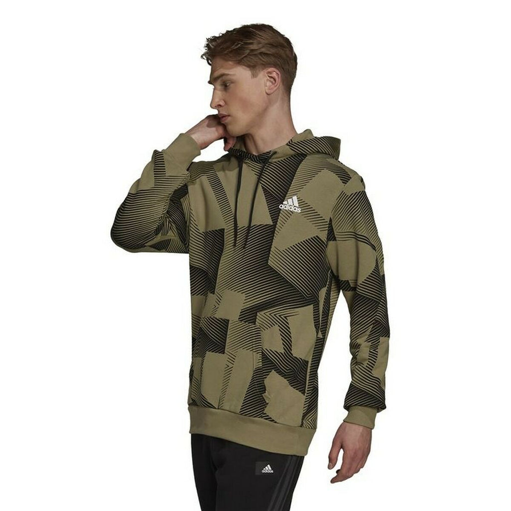 Adidas Graphic M Men's Hoodie - Khaki - product view 7