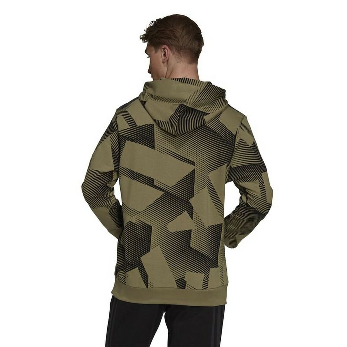 Adidas Graphic M Men's Hoodie - Khaki - product view 6