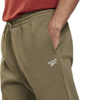 Long Sports Trousers Reebok Identity Men Olive