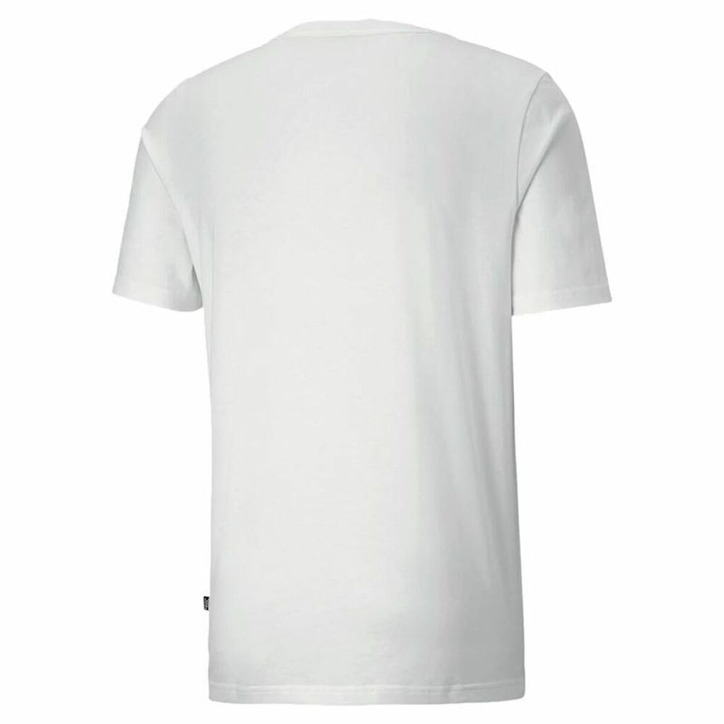 Men’s Short Sleeve T-Shirt Puma Power Logo M White