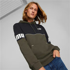 Men’s Hoodie Puma Power Colorblock Green Black
