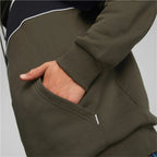 Men’s Hoodie Puma Power Colorblock Green Black