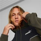 Men’s Hoodie Puma Power Colorblock Green Black