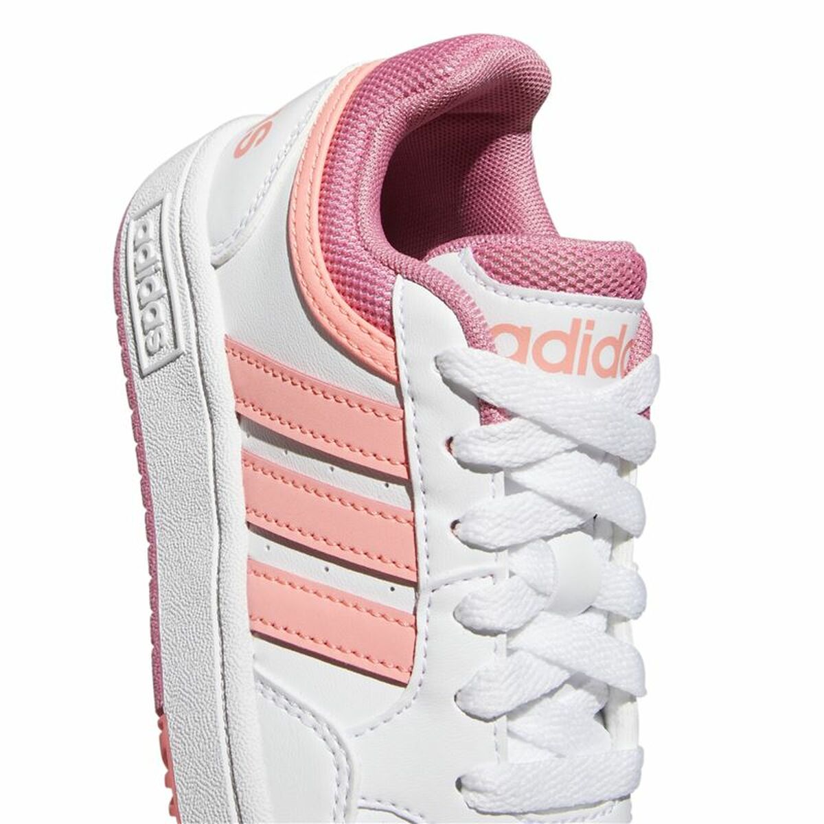 Adidas Hoops Kids' Trainers - White - S6474520 - product view 6