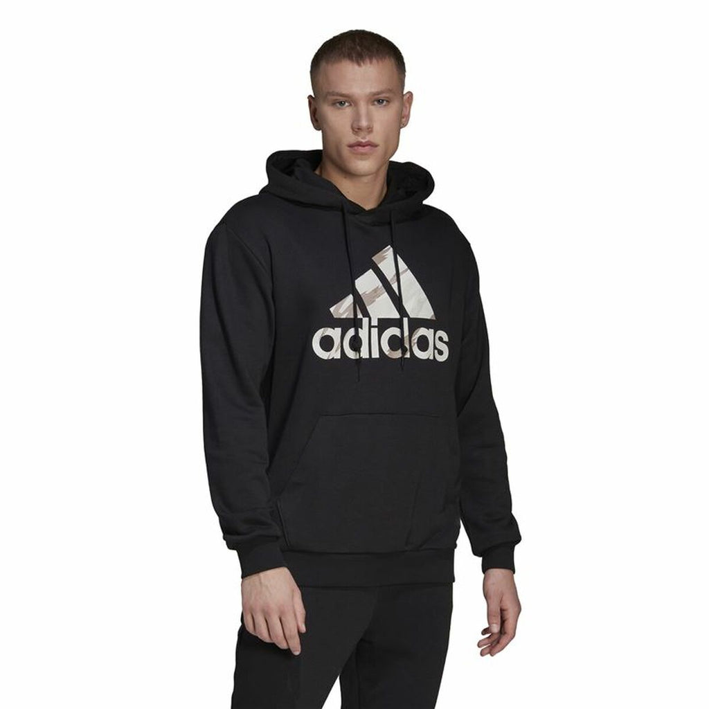 Adidas Essentials French Terry Men's Hoodie - Black - product view 21