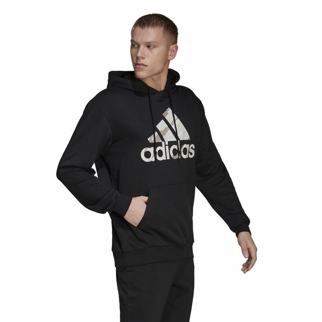 Adidas Essentials French Terry Men's Hoodie - Black - product view 14
