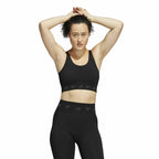 Adidas Sports Bra Aeroknit Women's Sports Bra - Black - product view 14