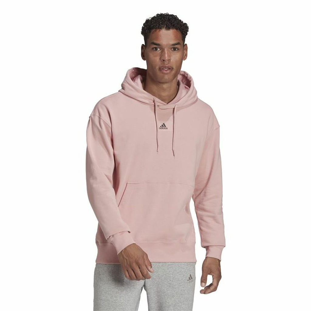 Adidas Essentials Men's Hoodie - Pink - product view 28