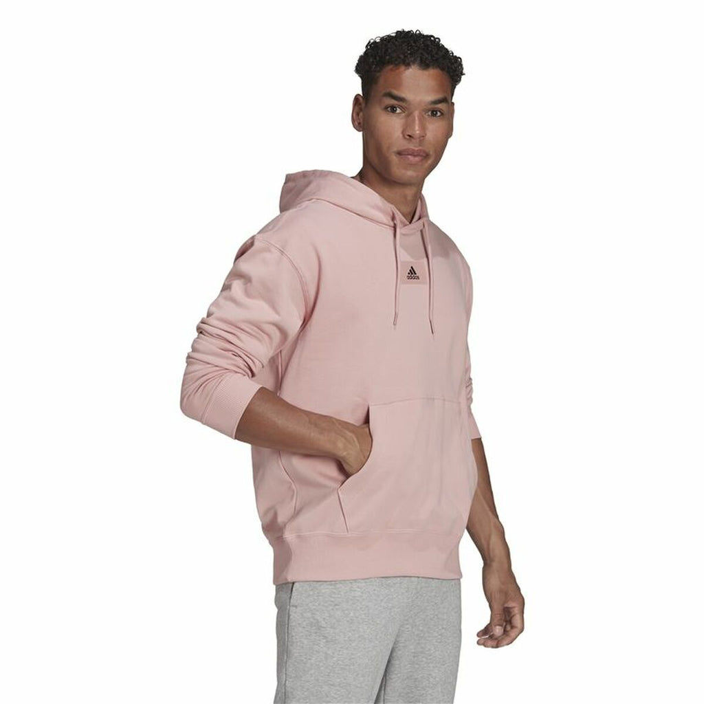 Adidas Essentials Men's Hoodie - Pink - product view 18